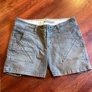 Prana women's grey corduroy shorts - 8